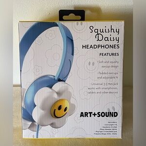 Art + Sound Squishy Daisy Headphones